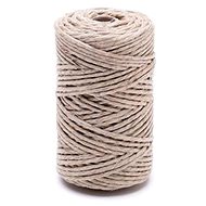 DuraHome food grade linen twine - grey, glossy 50 g / 60 m - Twine