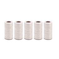 DuraHome Linen twine white, shiny 30 m, 5 pcs. - Twine