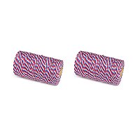 DuraHome Cotton twine, tricolour 100 g/ 100 m, 2 pcs. - Twine