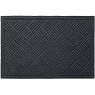DuraHome Rubber & pp mat, Velvet, 60 × 90 cm, grey - Doormat