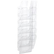 DURABLE FLEXIPLUS 6, transparent, A4 portrait, wall mounted - Magazine Rack