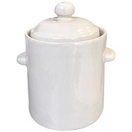 DuraHome Ceramic pot with lid - hermetic 5 l - Ceramic Sauerkraut Pickling Crock