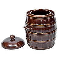 DuraHome Ceramic barrel with lid, hermetic, 16 l - Ceramic Sauerkraut Pickling Crock