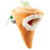 DUVO+ Hanging plush house 20 × 14 × 14 cm carrot - House for Rodents