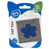 DUVO+ Eco with catnip 8 × 8 × 1 cm floral pattern - Cat Toy