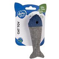 DUVO+ Eco with catnip 13,5 × 4,5 × 3 cm fish - Cat Toy