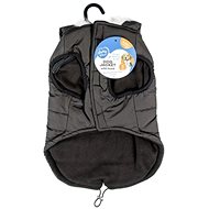 DUVO+ Winter jacket with hood for dogs black - Dog Clothes