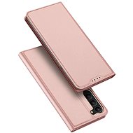 Skin Pro knížkové kožené pouzdro na Samsung Galaxy S23 Plus, růžové - Phone Case
