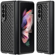 Venice kožený kryt na Samsung Galaxy Z Fold 3, černý - Phone Cover