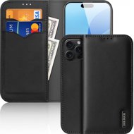 Dux Ducis Hivo flip leather case for iPhone 16 Pro Black - Phone Case