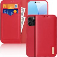 Dux Ducis Hivo flip leather case for iPhone 16 Pro Max Red - Phone Case