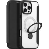 Dux Ducis Skin X Pro flipové kožené pouzdro s Ring Stand pro iPhone 16 Pro Black - Phone Case