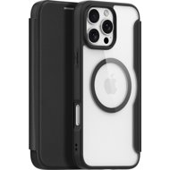 Dux Ducis Skin X Pro Magnetické Flipové kožené pouzdro pro iPhone 16 Pro Black - Phone Case