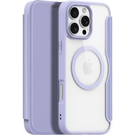 Dux Ducis Skin X Pro Magnetické Flipové kožené pouzdro pro iPhone 16 Pro Purple - Phone Case
