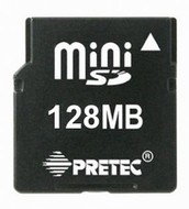 PRETEC Mini Secure Digital 128MB - Memory Card
