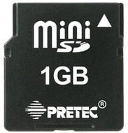 PRETEC Mini Secure Digital 1GB - Memory Card