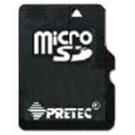 PRETEC Micro Secure Digital (Micro SD) 128MB, včetně SD adaptéru - Memory Card