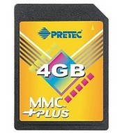 PRETEC MMC MultiMedia Plus Card 4GB 150x - Memory Card