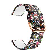 Drakero silicone skull 20 mm - Watch Strap