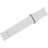 Drakero Kožený řemínek Elegance bílý 22 mm - Watch Strap