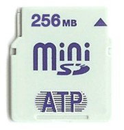 ATP Mini Secure Digital 256MB Super High Speed 60x - odolná proti vodě, prachu, extrémním teplotám - Memory Card