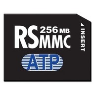 ATP MMCmobile Reduced Size MultiMedia Card 256MB 133x Dual Voltage - odolná proti vodě, prachu, extr - Memory Card