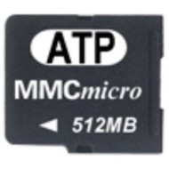 ATP MMCmicro MultiMedia Card 512MB 66x - odolná proti vodě, prachu, extrémním teplotám + adaptér pro - Memory Card