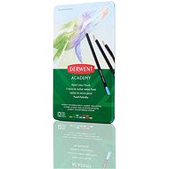 DERWENT Academy Pastel Colour Pencils in tin box, hexagonal, 12 colours - Coloured Pencils