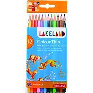 DERWENT Lakeland ColourThin, šesťhranné, 12 farieb - Pastelky