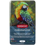 DERWENT Proffesional Chromaflow v plechovej krabičke, 12 farieb - Pastelky