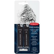 DERWENT Precision Mechanical Pencil Refill Set 0.7 mm HB and 2B, 30 inks in pack + 3 erasers - Graphite Pencil Refill