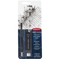 DERWENT Precision Mechanical Pencil Set 0.5 mm HB, 15 inks in pack + 3 erasers - Micro Pencil
