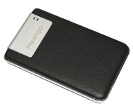 PRESTIGIO 160GB Data Safe II. černá kůže (black leather), 2.5" externí HDD, USB2.0 - External Hard Drive
