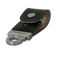 PRESTIGIO FlashDrive 8GB black leather  - Flash Drive