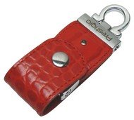 PRESTIGIO Leather Luxury "Limited Edition" 8GB červená kůže - Flash Drive