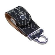 PRESTIGIO FlashDrive Leather Luxury "Limited Edition" 16GB USB2.0 - black leather - Flash Drive