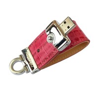 PRESTIGIO FlashDrive Leather Luxury "Limited Edition" 16GB USB2.0 - pink leather - Flash Drive