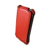 PRESTIGIO iPhone 3G Leather Case red snake skin - Leather Case