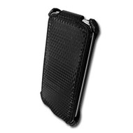 PRESTIGIO iPhone 3G Leather Case black carbon - Leather Case