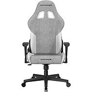 DXRacer PRINCE grey and white, fabric - Gaming Chair
