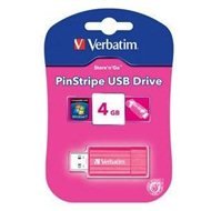 Verbatim Store 'n' Go PinStripe 4GB pink - Flash Drive