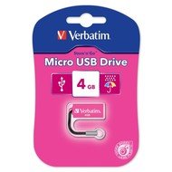Verbatim Store 'n' Go Micro 4GB pink - Flash Drive