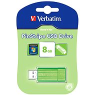 Verbatim Store 'n' Go PinStripe 8GB eucalyptus green - Flash Drive