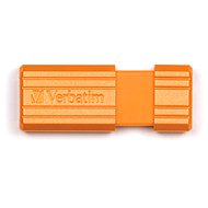 Verbatim Store 'n' Go PinStripe 8GB volcanic orange - Flash Drive