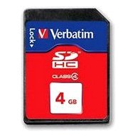 Verbatim Secure Digital 4GB SDHC Class 4 - Memory Card