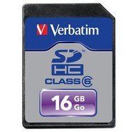 Verbatim Secure Digital 16GB SDHC Class 6 - Memory Card