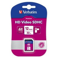 Verbatim Secure Digital 32GB HD Video SDHC Class 6 - Memory Card