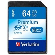 VERBATIM Premium SDXC 64GB UHS-I V10 U1 - Memóriakártya
