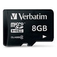 Verbatim Micro Secure Digital (Micro SD) 8GB SDHC Class 4 - Memory Card