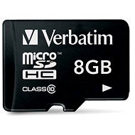 Verbatim Micro 8GB SDHC Class 10 - Speicherkarte